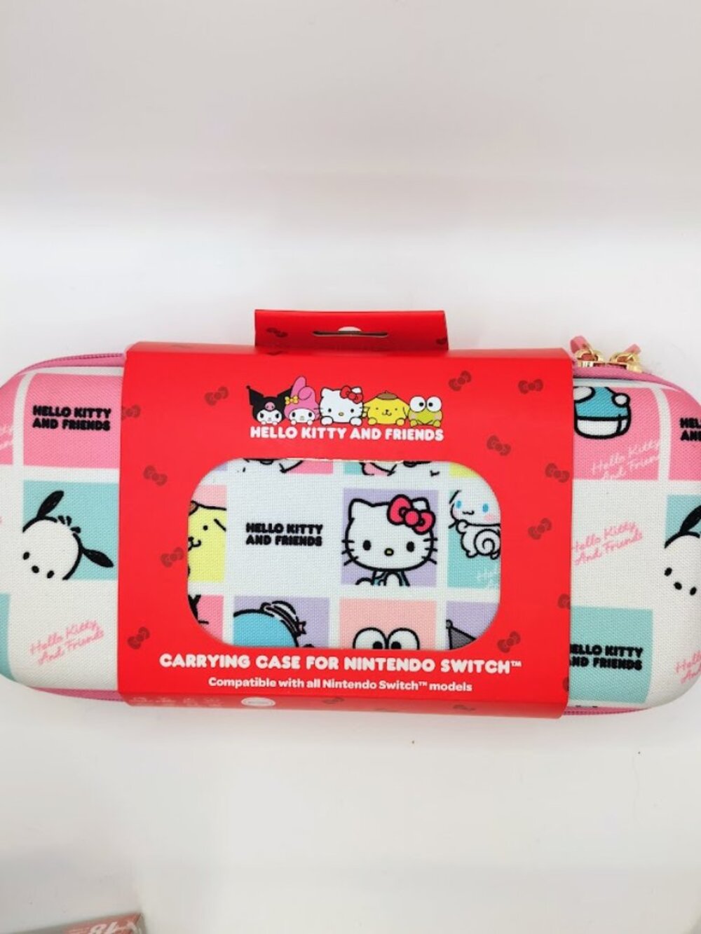 Hello Kitty & Friends Nintendo Switch Carrying Case Sanrio Pink Sonix NEW